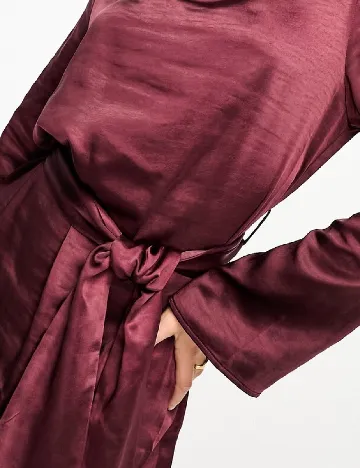 Rochie scurta Pretty Lavish, visiniu Rosu