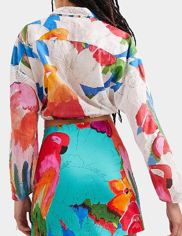 Top Desigual, mix culori