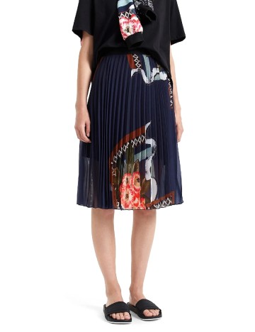 Fusta Desigual, albastru