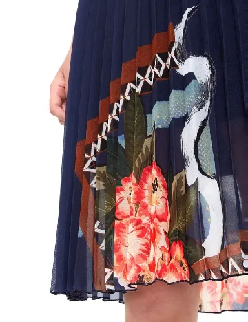 Fusta Desigual, albastru