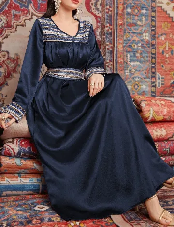 Rochie lunga SHEIN, bleumarin Albastru
