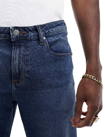 Blugi ASOS, albastru Albastru