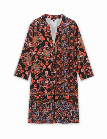 Rochie scurta Desigual, mix culori Mix culori