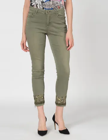Blugi Desigual, verde