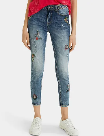 Blugi Desigual, albastru Albastru