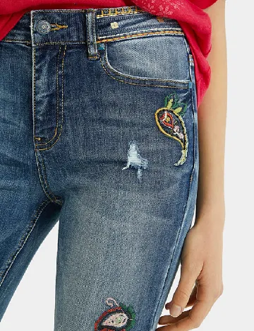 Blugi Desigual, albastru Albastru
