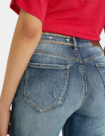 Blugi Desigual, albastru Albastru