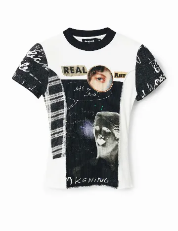 Tricou Desigual, mix culori