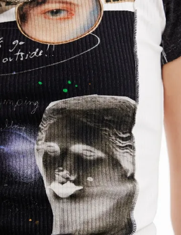 Tricou Desigual, mix culori