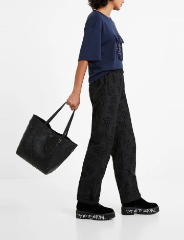 Pantaloni Desigual, negru