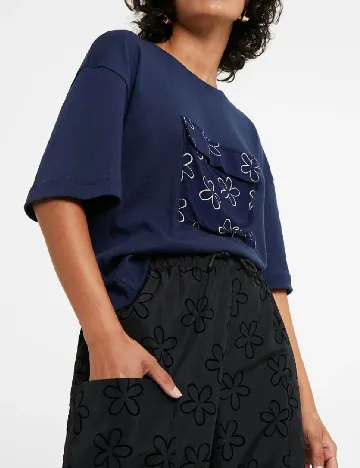 Pantaloni Desigual, negru Negru