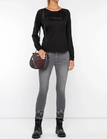 Blugi Desigual, gri