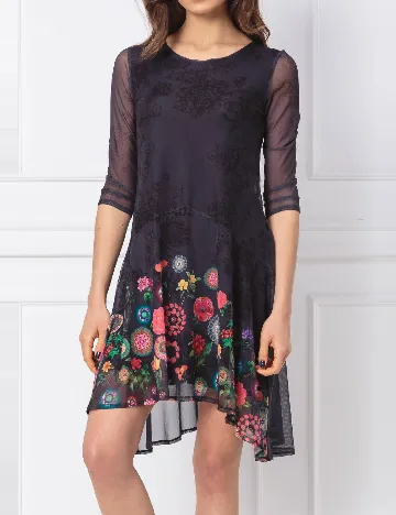 Rochie scurta Desigual, bleumarin