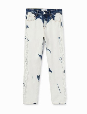 Blugi Desigual, ecru