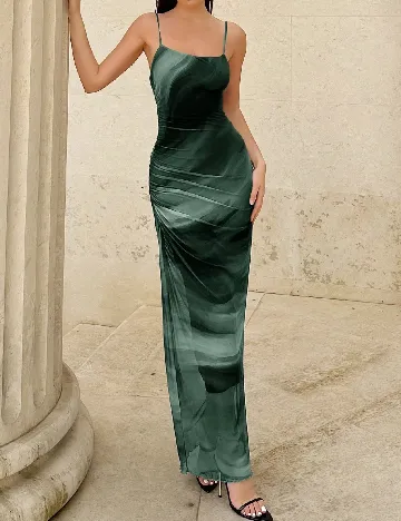 Rochie lunga SHEIN, verde