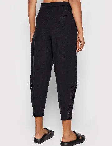 Pantaloni Desigual, negru Negru