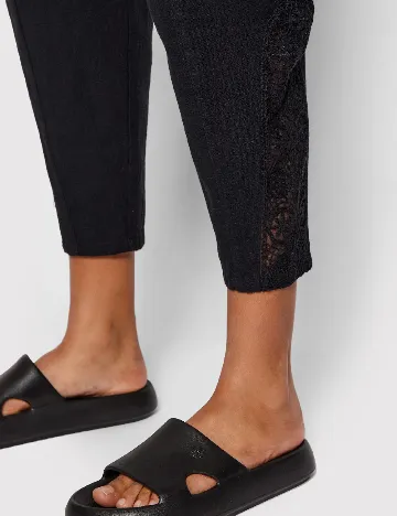 Pantaloni Desigual, negru Negru
