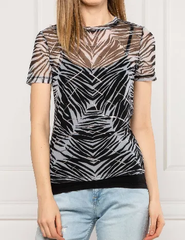 Tricou Desigual, gri Mix culori