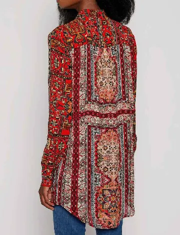 Camasa Desigual, rosu Rosu