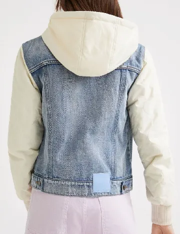 Jacheta Desigual, albastru/alb Albastru