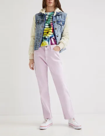 Jacheta Desigual, albastru/alb Albastru