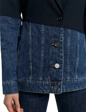 Jacheta Desigual, albastru Albastru