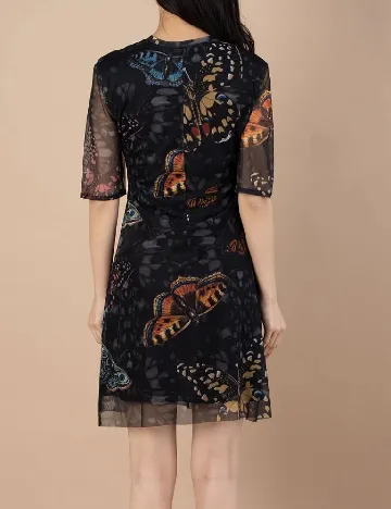 Rochie scurta Desigual, negru Negru