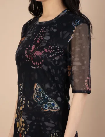 Rochie scurta Desigual, negru Negru