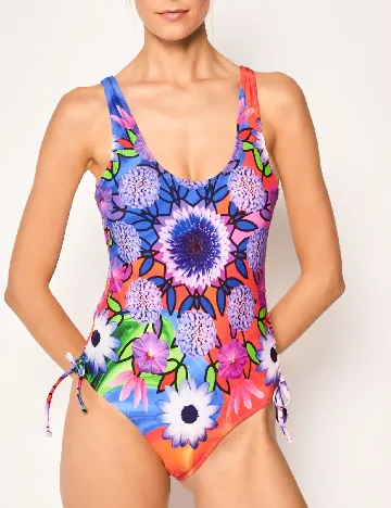 Costum de baie Desigual, mix culori