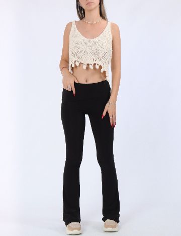 Top Zara, ecru