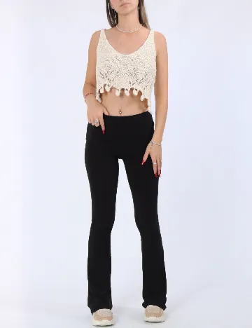 Top Zara, ecru