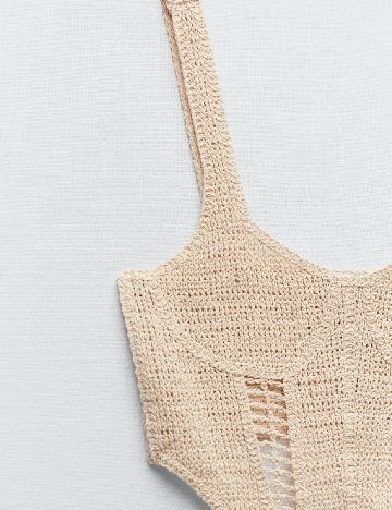 Top Zara, crem