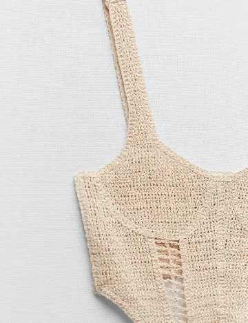 Top Zara, crem Crem
