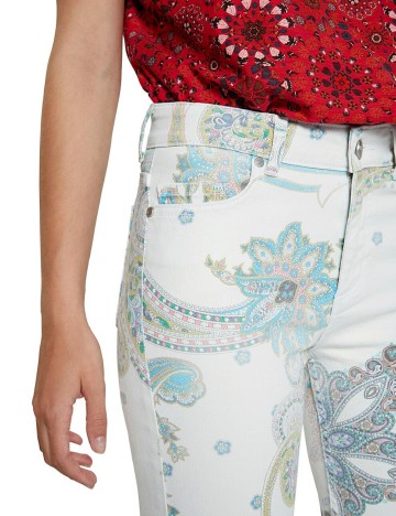 Blugi Desigual, alb