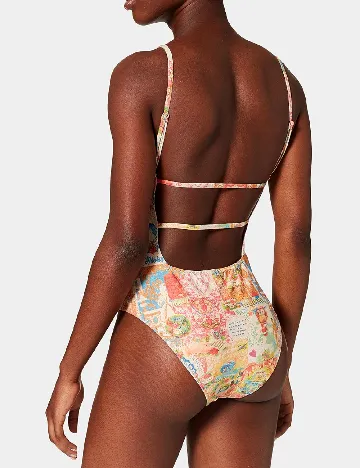 Costum de baie Desigual, mix culori
