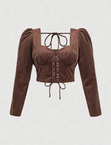 Top SHEIN CURVE, maro Maro