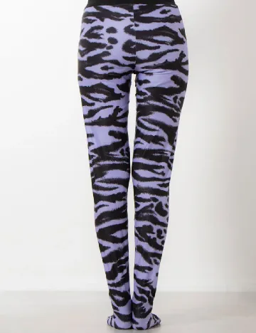 Colanti Desigual, negru/mov