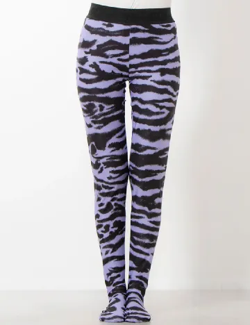 Colanti Desigual, negru/mov