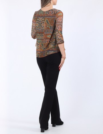 Bluza Desigual, mix culori