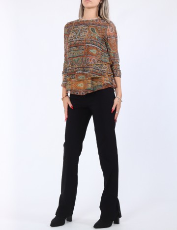 Bluza Desigual, mix culori