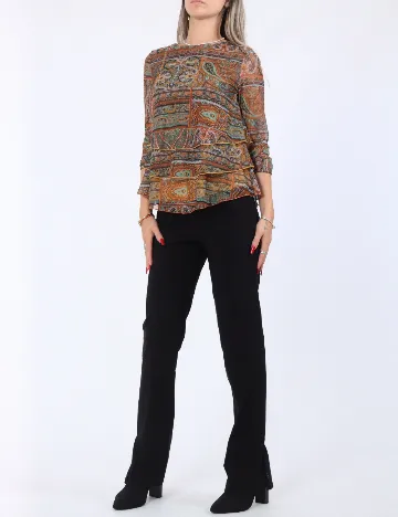 Bluza Desigual, mix culori