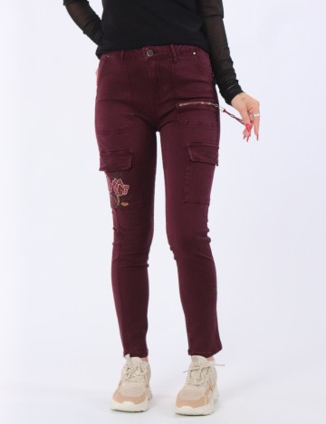 Pantaloni Desigual, mov