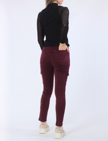 Pantaloni Desigual, mov
