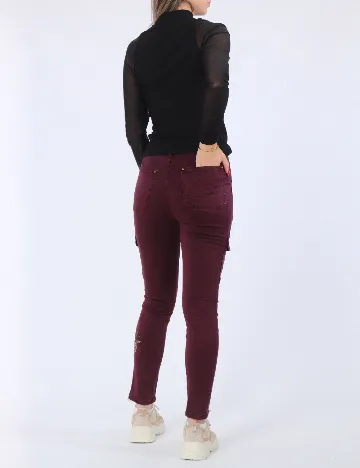 Pantaloni Desigual, mov