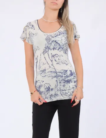 Tricou Desigual, bej