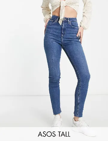 Blugi ASOS, albastru Albastru