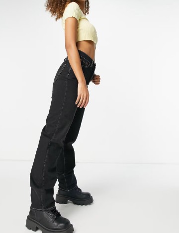 Blugi Top Shop, negru