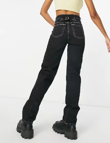 Blugi Top Shop, negru Negru