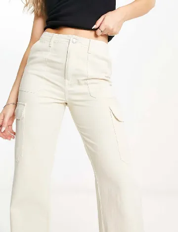 Pantaloni Signature 8, crem Crem