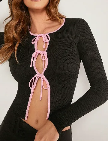 Top SHEIN, negru